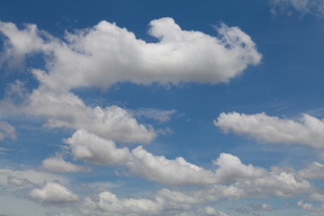 clouds with blue sky background