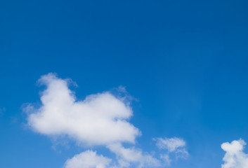 Cloud scape with blue sky background
