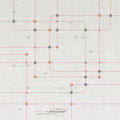 Seam of squares, abstract background vector