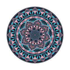 Flower Mandalas. Vintage decorative elements. Oriental pattern, vector illustration. Islam, Arabic, Indian, turkish, pakistan, chinese, ottoman motifs