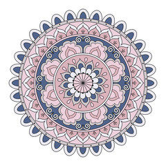 Flower Mandalas. Vintage decorative elements. Oriental pattern, vector illustration. Islam, Arabic, Indian, turkish, pakistan, chinese, ottoman motifs