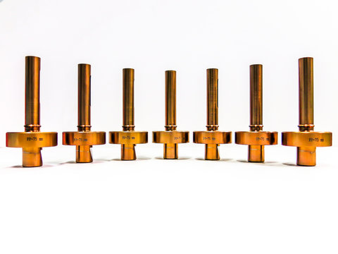 Titanium steel surface gold set