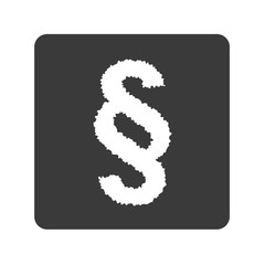 Paragraph - Gericht- Handgezeichnet