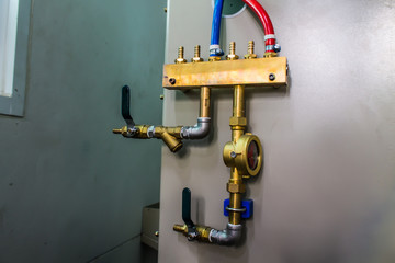 water pipe plumbing threaded brass pumping system valve steel