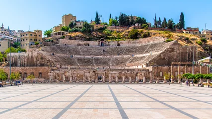 Fotobehang Rudnes Het Romeinse theater in Amman