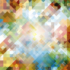 Seam of squares, abstract background vector