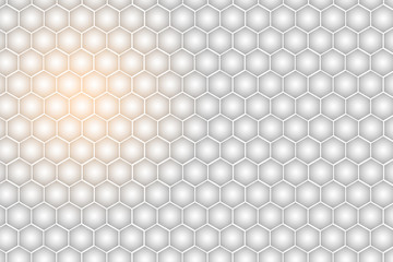 colorful hexagon bokeh background 