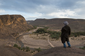 Fototapeta premium morocco in to Oasi flint
