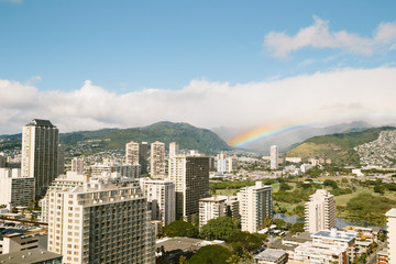 Hawaii Oahu Honolulu Rainbow