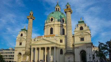 Fototapeta na wymiar Karlskirche Vienna
