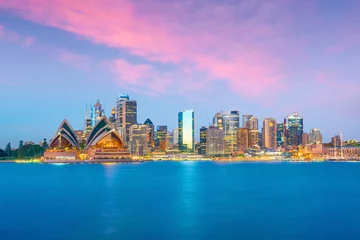 Foto auf Glas Skyline der Innenstadt von Sydney © f11photo