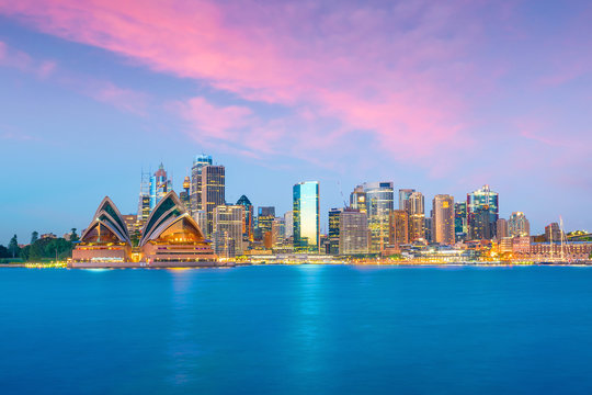 Downtown Sydney skyline