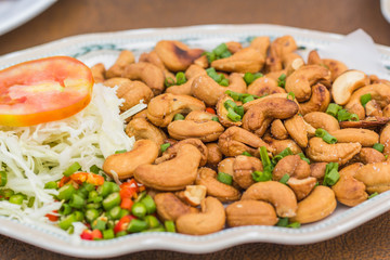 Fried Cashew Snack.