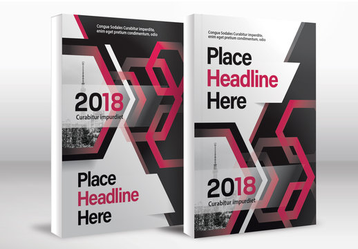 Book Cover Layout Set 72