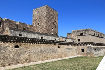 Fototapeta na wymiar Bari Castle - Apulia region of Italy