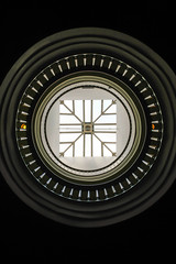 Fototapeta na wymiar View of the skylight inside the Old State House in Little Rock, Arkansas, USA