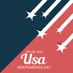 4th of July Usa Independence Day.