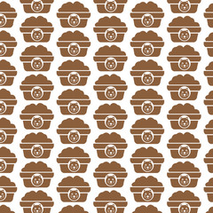 Pattern background cat icon