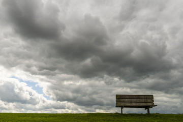 Bench on Dike
