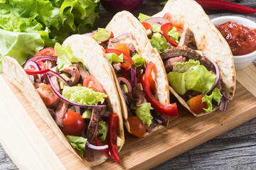 Mexican pork tacos