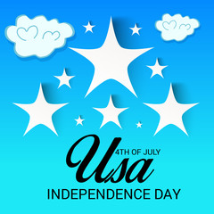 Obraz premium 4th of July Usa Independence Day.