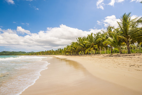 Playa Rincon, Samana Peninsula, Dominican Republic.