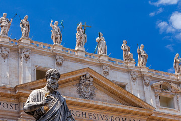 Rome. Sculptures of the Vatican.
