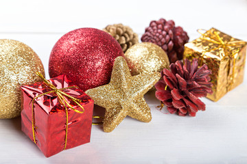 Christmas toys background