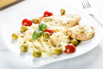 Chicken fillet in tomato sauce