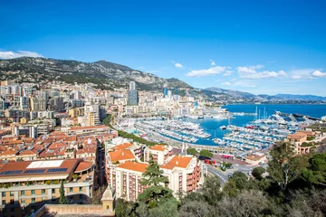 Papier Peint photo Lavable Ville sur leau Monaco Monte Carlo