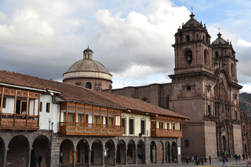 Eglise de la Compania de Jesus à Cusco au Pérou