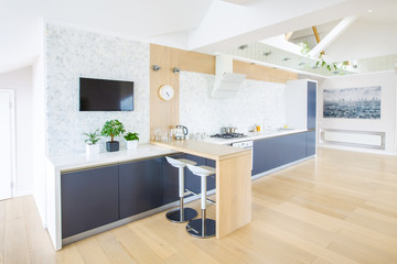 Interior of modern kitchen