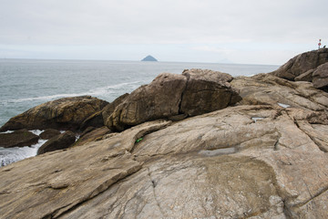 Fototapeta na wymiar coast rock