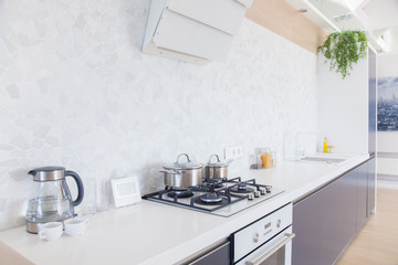 Interior of modern kitchen