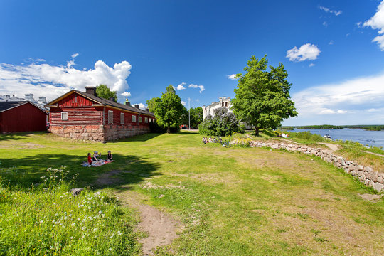 Lappeenranta, Finland - Fort in the center of the Lappeenranta, Saima lake