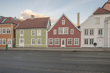 Wooden houses  in Scandinavia