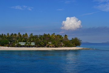 ocean and island view in the fijis