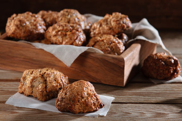 Homemade almond cookies.