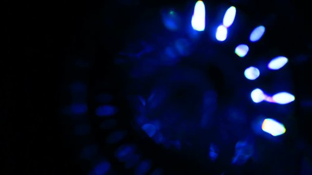 Musical motion footage. Neon speakers