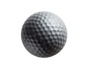 golf ball on white background