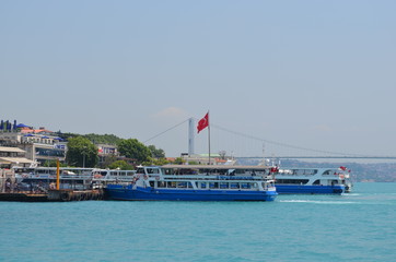 Ship in Istanbul City, Turkey, Bosphorus