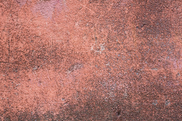 dirty concrete wall with red paint grunge texture