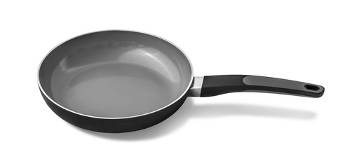 Frying pan isolated on white