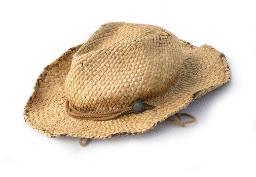 straw hat isolated