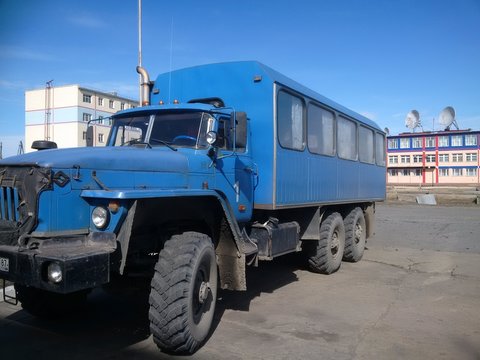 "Ural" truck in Pevek, Russia