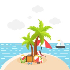 Happy summer background