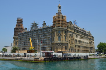 Haydarpaşa Train Stadion in Turkey; build