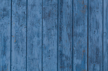 Naklejka premium Blaues verwittertes Holz retro vintage