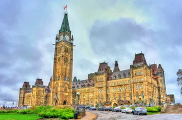 Foto op Canvas Canadian Parliament Building in Ottawa © Leonid Andronov
