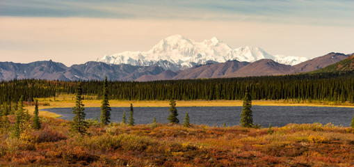 Denali Range Mt McKinley Alaska North America